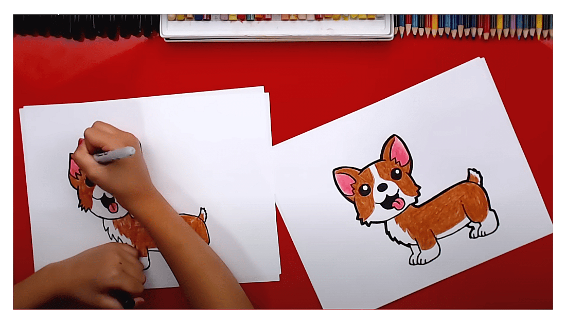 How To Draw A Corgi - An Easy Step By Step Tutorial